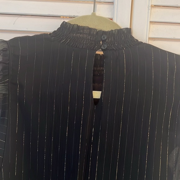 Aqua mock neck top S - Picture 8 of 9